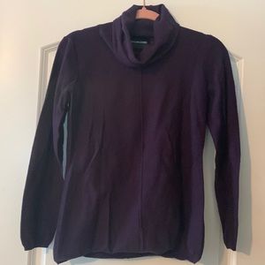 Royal purple cozy turtleneck.